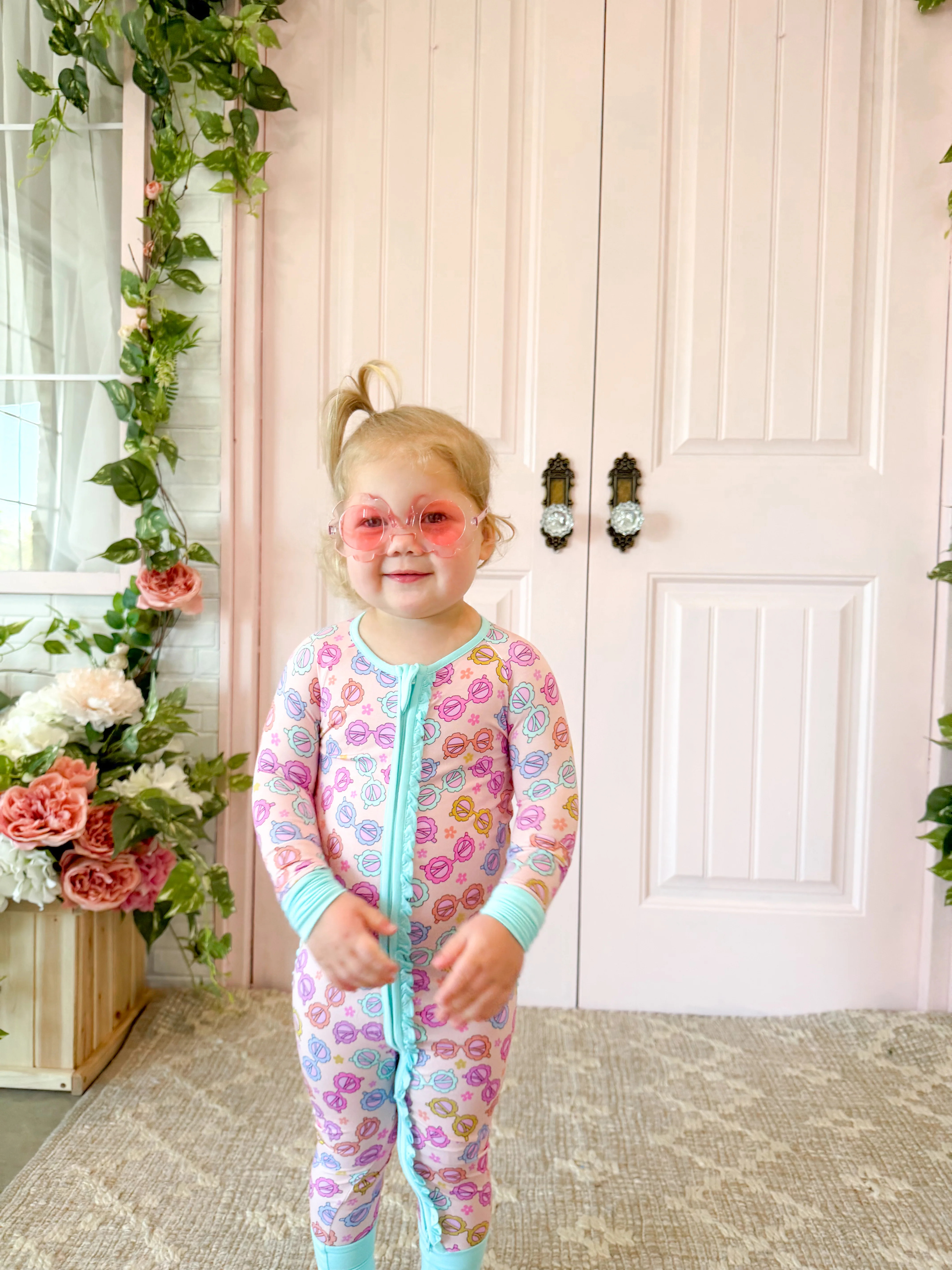Daisy Shades Ruffle Romper | Poppy Kids Co