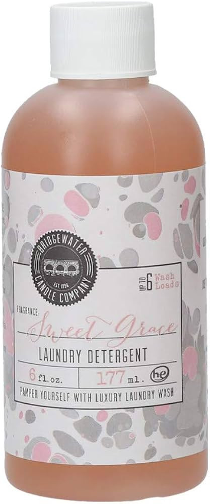Bridgewater Candle 6oz Highly Scented Luxury Laundry Detergent-Sweet Grace | Amazon (US)