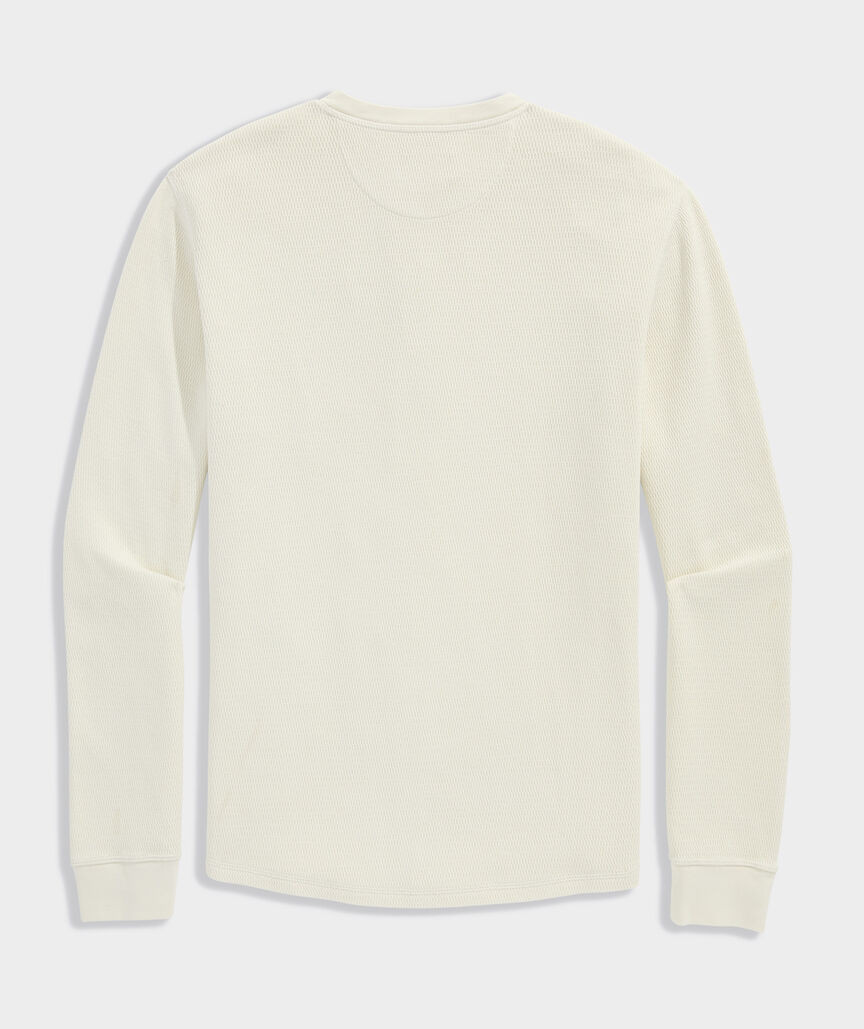 Garment-Dyed Waffle Henley | vineyard vines