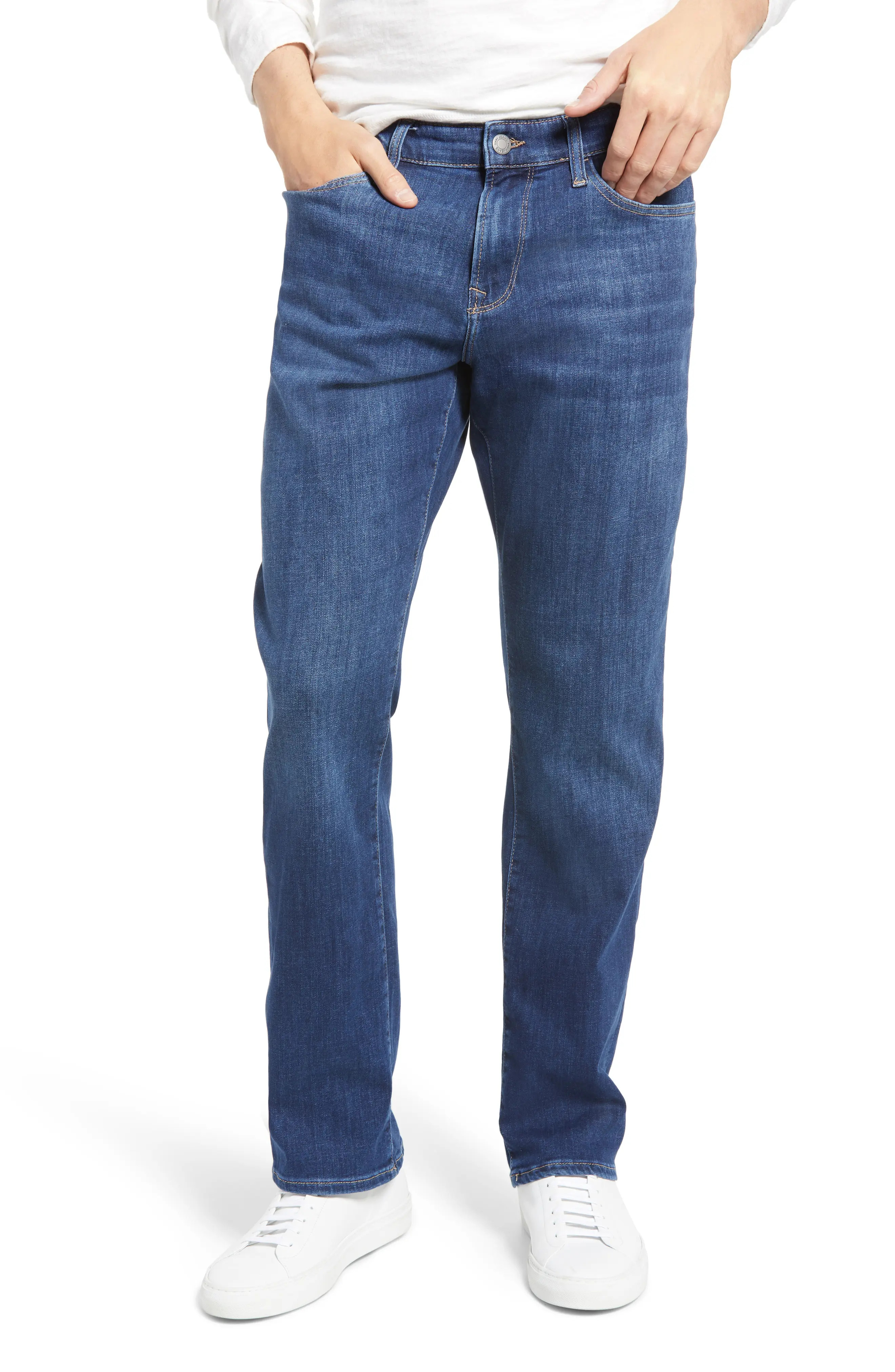 Mavi Jeans Matt Relaxed Fit Jeans in Dark Feather Blue at Nordstrom, Size 33 X 30 | Nordstrom
