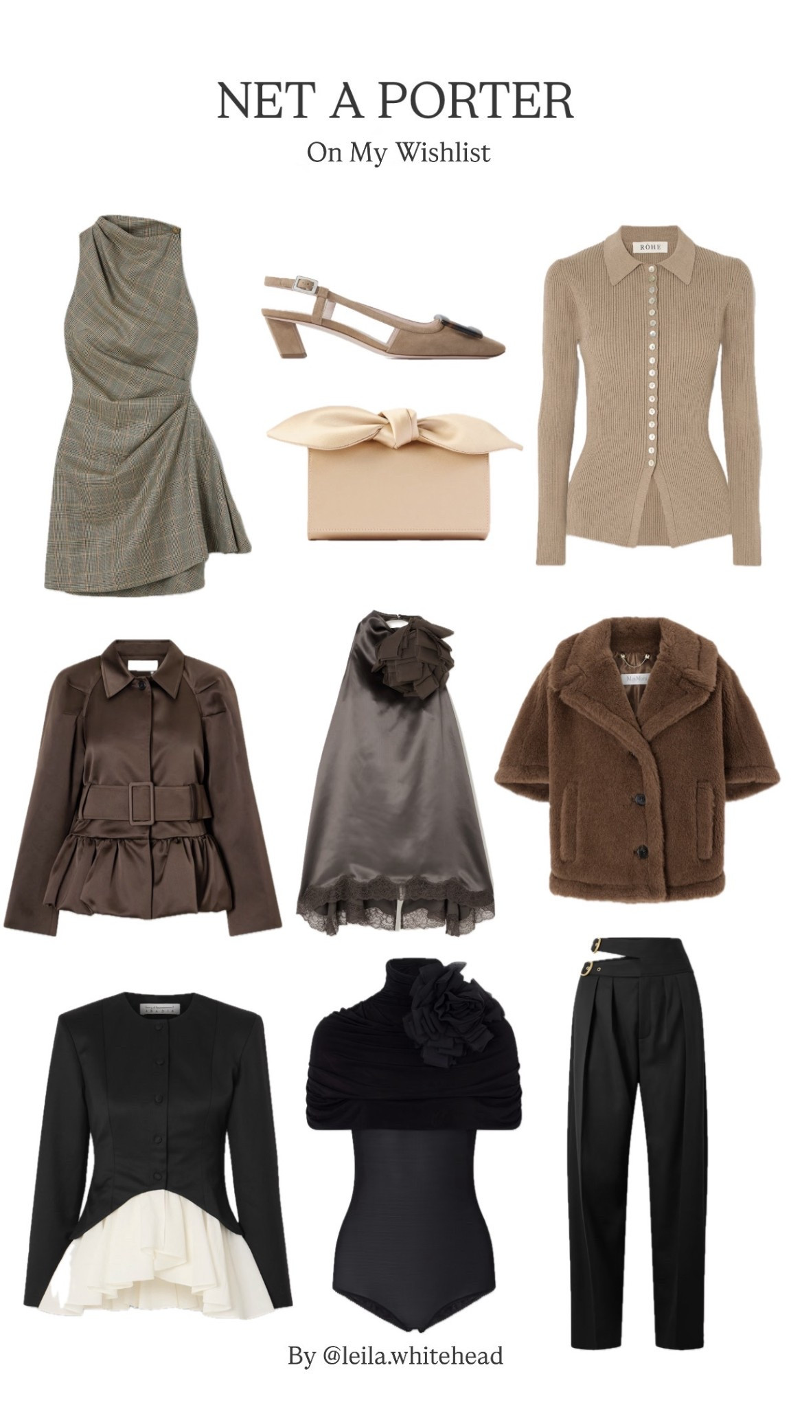 SO many beautiful new arrivals at @netaporter - my wishlist is growing! 
These are my favourite saved pieces so far - all wearable separates that can fit easily in to my existing wardrobe.

#netaporter

#LTKeurope #LTKluxury #LTKuk