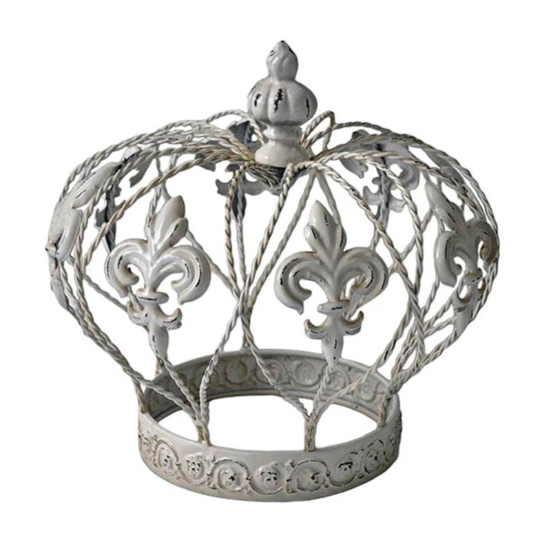 Home Decorative White Crown Table Decor | Wayfair North America