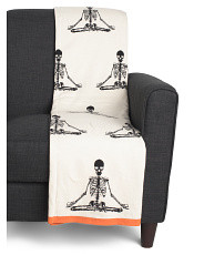 Cotton Skeleton Throw | TJ Maxx