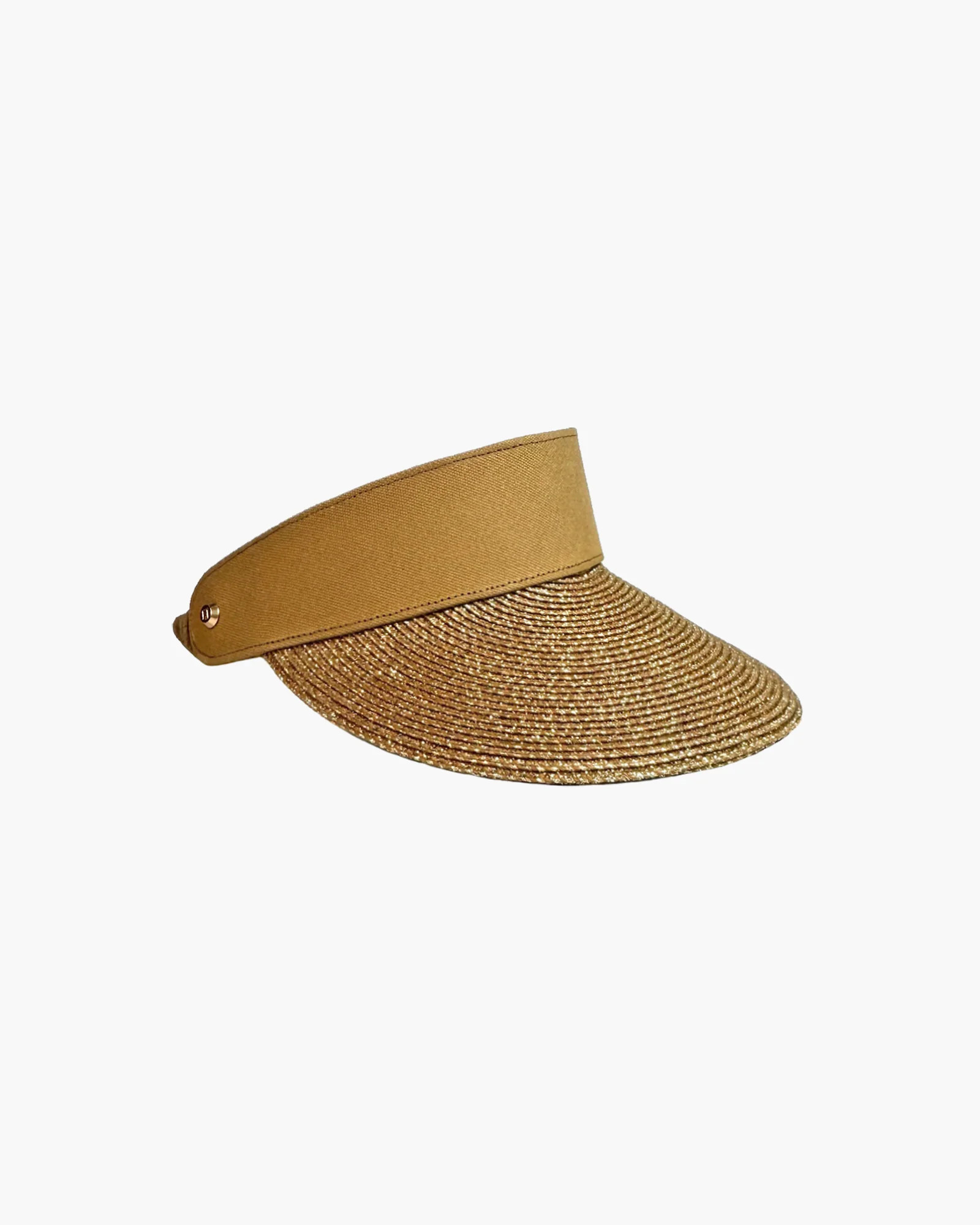 Paradise Visor I Oversized UPF50+ | Gold | Eric Javits | Eric Javits