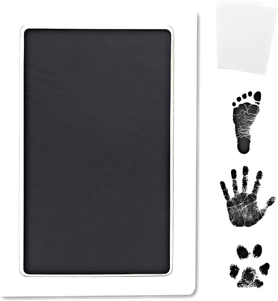 Inkless Large Clean Touch Ink Pad Kit for Baby Footprint, Handprint & Pet Paw Print - No Ink Mess... | Amazon (CA)