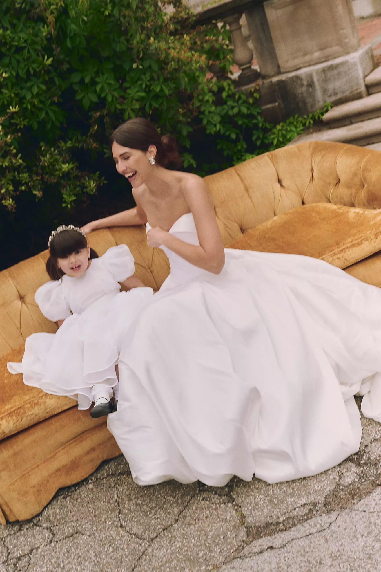 Jenny by Jenny Yoo Georgie Strapless Sweetheart Basque-Waist Bubble-Hem Wedding Gown | Anthropologie (US)