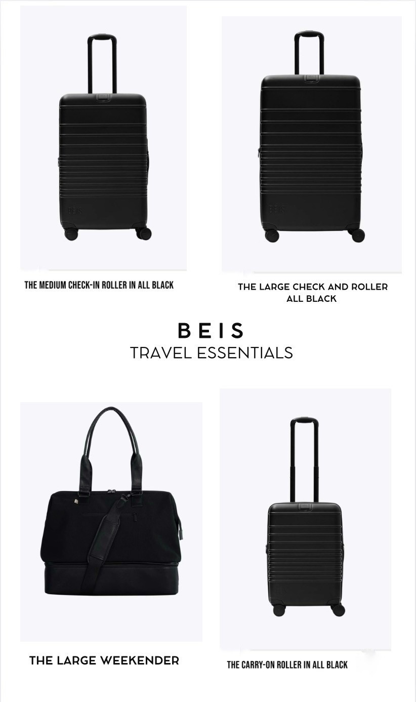 My go-to BEIS travel essentials — sleek, functional, and made for real life travel. These are the pieces I reach for every trip for organization, durability, and effortless style ✈️🖤 NeMy go-to BEIS travel essentials — sleek, functional, and made for real life travel. These are the pieces I reach for every trip for organization, durability, and effortless style ✈️🖤 New customers receive 20% off 

#LTKTravel