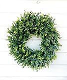 Farmhouse Wreath, Eucalyptus Wreath, Fall Wreath, Winter Wreath, Summer Wreath, Front Door Wreath, Y | Amazon (US)