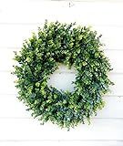Farmhouse Wreath, Eucalyptus Wreath, Fall Wreath, Winter Wreath, Summer Wreath, Front Door Wreath, Y | Amazon (US)