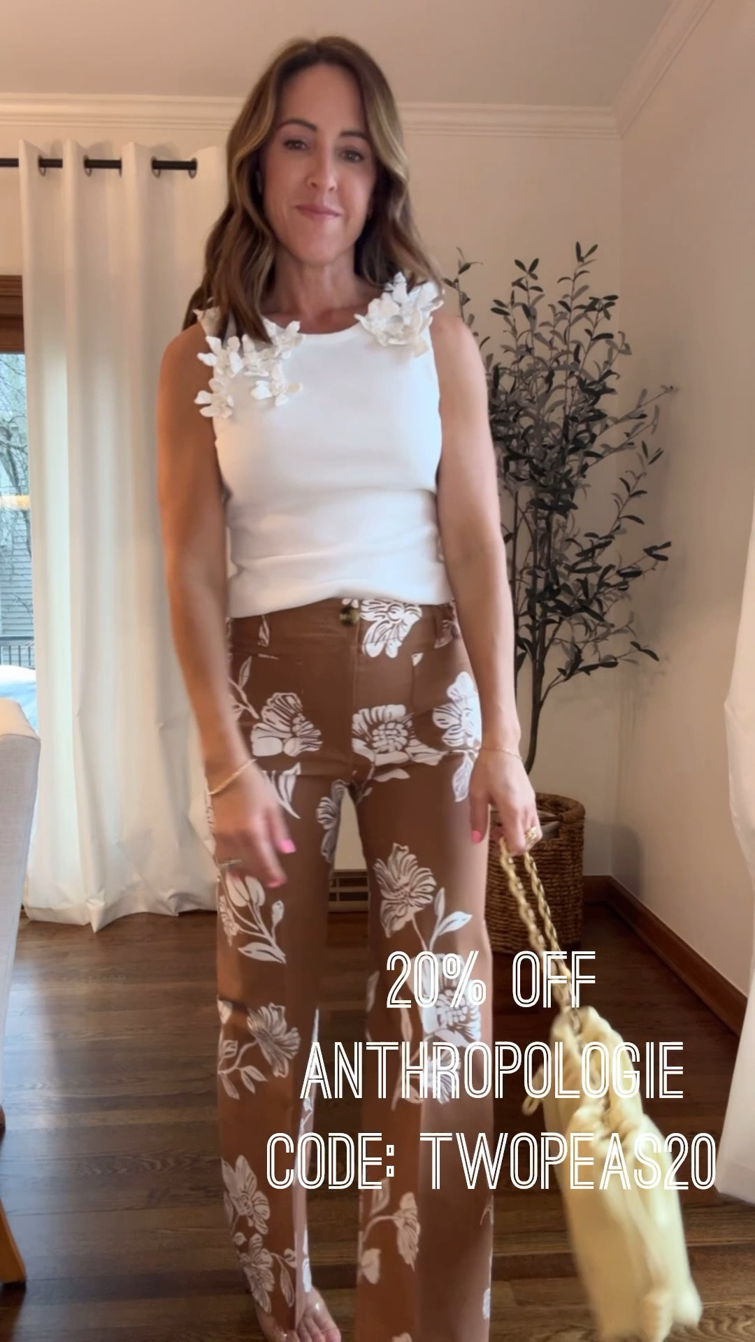 Spring neutrals - classic
20% off 
@Anthropologie #anthropartner
XS tank
Pants true size 25

#LTKSaleAlert #LTKSeasonal