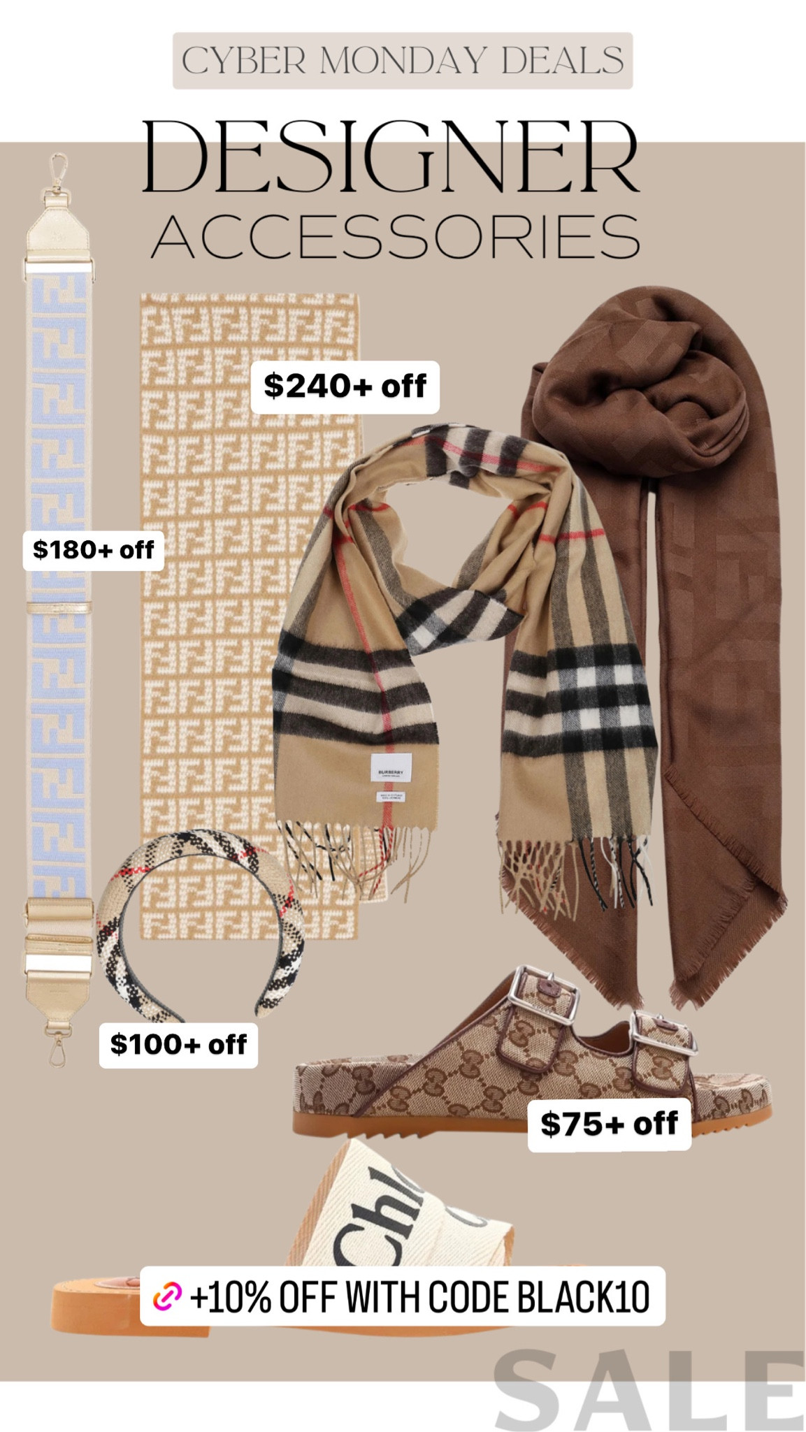 Designer accessoy finds for Cyber Monday! Use code BLACK10 for an additional 10% off.



#LTKsalealert #LTKGiftGuide #LTKHoliday