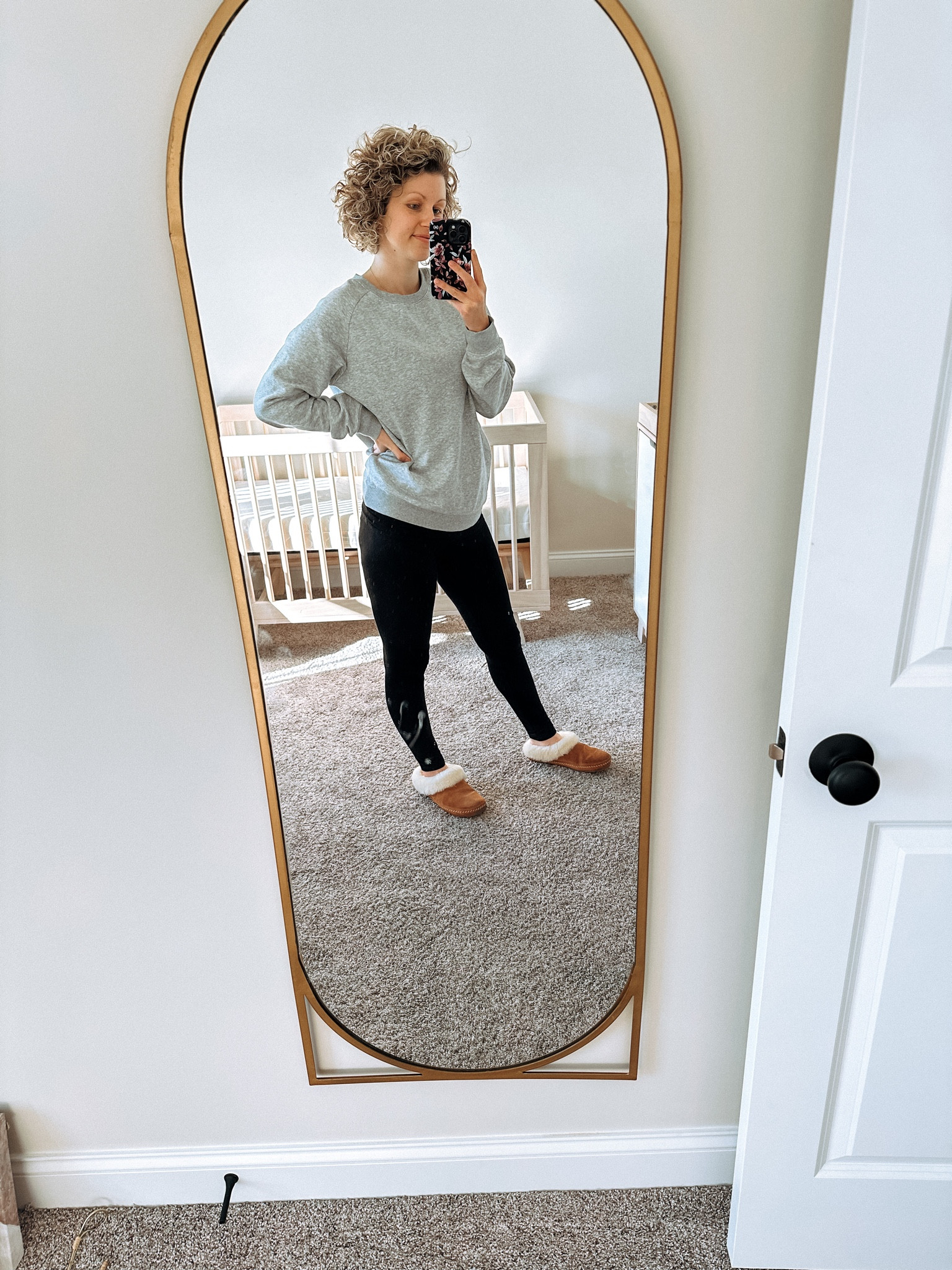 The brass full length mirror of my dreams ❤️ #nurseryinspo 

#LTKbaby #LTKhome