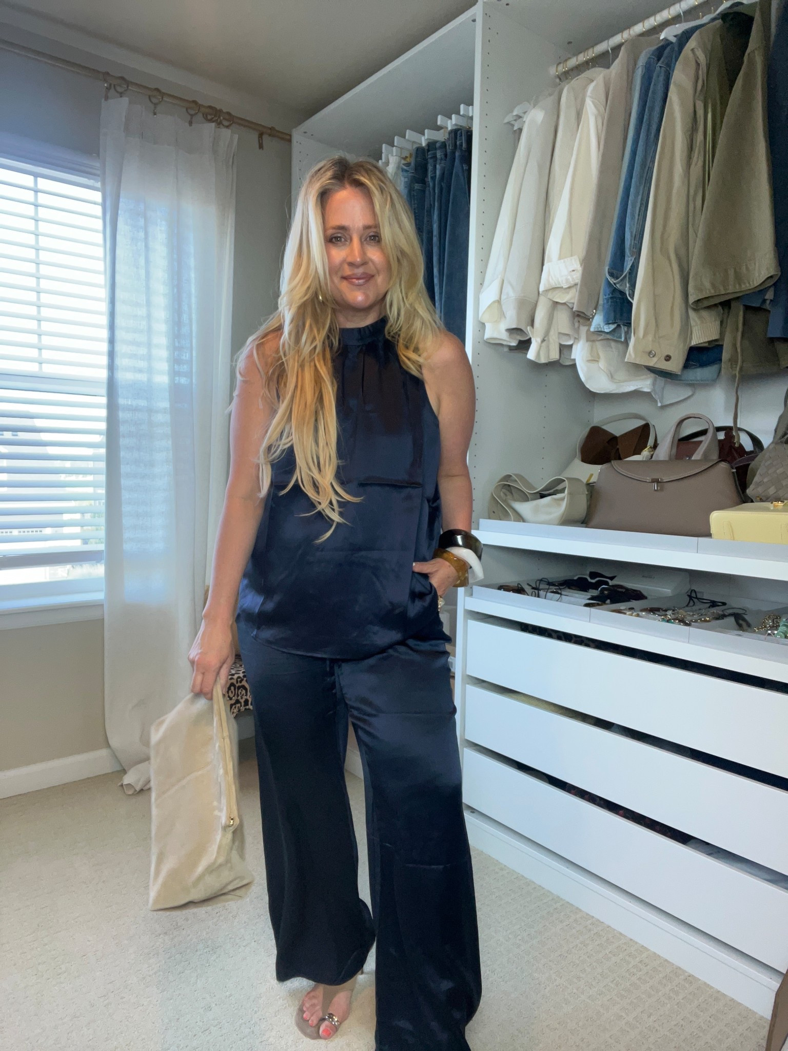  ✨Tap the bell and ❤️ for over 40 fashion, midlife style, midsize fashion and luxury looks for less. 

⬇️Sizing information:
Dress medium (size down if in between sizes)
Linen pants large, tts
Linen tube top large runs tts
Silk dress large tts
Silk halter and pants large, tts




I used to dread summer dressing. Everything was tight, clingy, and way too hot.
Until I found the 2 fabrics that changed everything: 100% linen + washable silk. 🙌☀️

These 5 outfits keep you cool, confident, and pulled together — even when the temps spike.
✔️ Breathable
✔️ Lightweight
✔️ Zero stick, pinch, or sweat stress

If you're over 40 and DONE suffering through summer style…

👇 Comment “luxe” and I’ll send you the links to all 5 looks. 💌

👑"Helping you look good, feel good!" - Lindsey Denver


Midlife style, midsize fashion, over 40 style, confident fashion, midlife outfit ideas, midsize style tips, everyday midlife style, comfy and chic, style over 40, fashion for moms, flattering fashion, midlife confidence, midsize style inspo, realistic fashion, effortless outfits, style at any age, wardrobe reset, fashion freedom, women rediscovering style, feel good fashion


Follow my LTK @Over40andmidlife on the @shop.LTK app to view this post and get my exclusive app-only content!

#liketkit 
@shop.ltk
https://liketk.it/5gYSZ

Follow my LTK @Over40andmidlife on the @shop.LTK app to view this post and get my exclusive app-only content!

#liketkit #LTKOver40 #LTKMidsize #LTKFindsUnder100
@shop.ltk
https://liketk.it/5gYTx