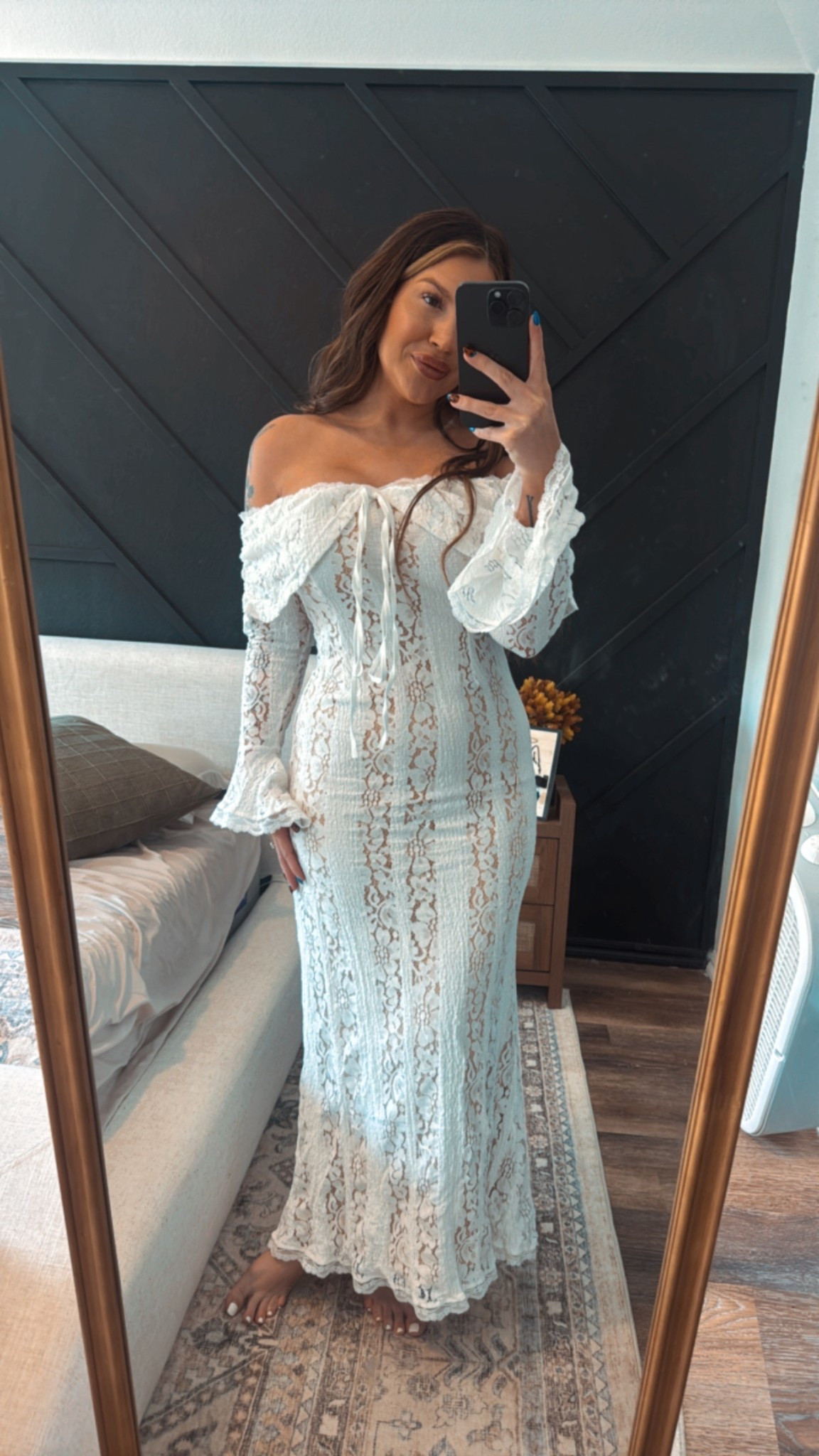 Bridal shower dress!
150lbs 5’3 size medium 
 #bridalshower #engagmentdress 

#LTKMidsize #LTKWedding #LTKStyleTip