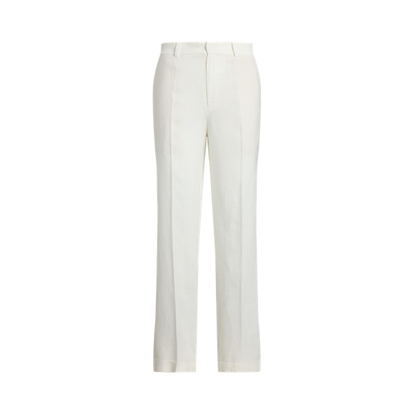 Linen Relaxed Straight Trouser | Ralph Lauren (UK)