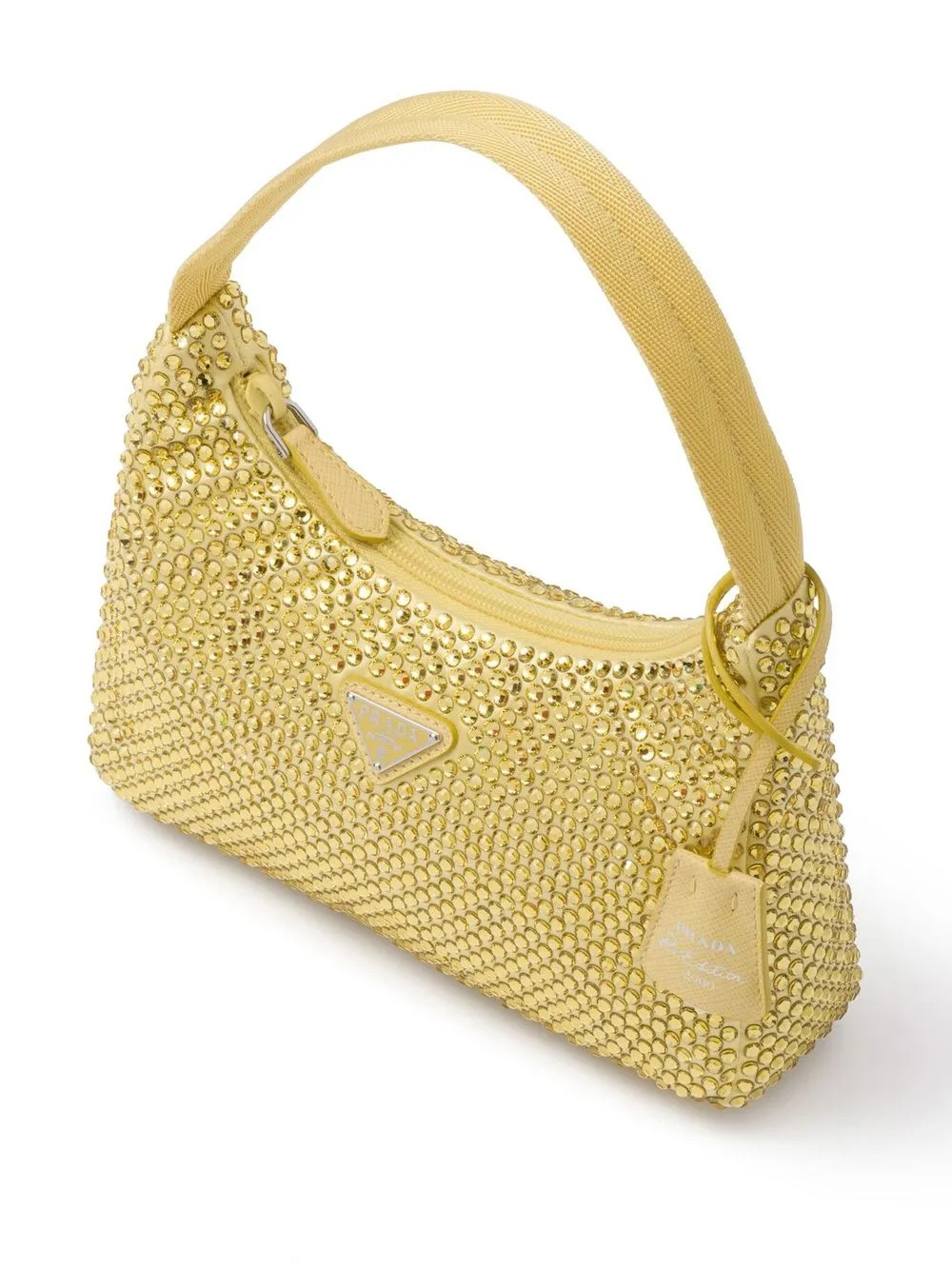 Prada Bolsa De Ombro Com Cristais Re-Edition 2000 - Farfetch | Farfetch Global