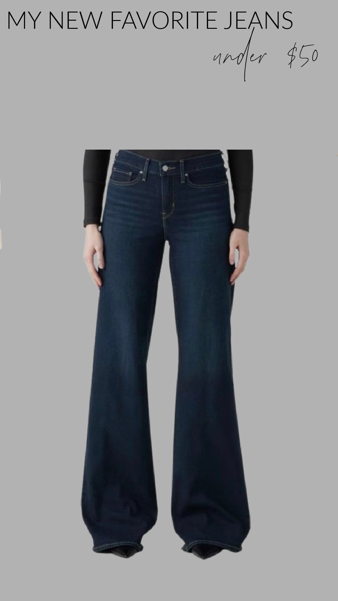 My new favorite jeans — under $50 and actually flattering.
These are the kind of jeans you grab on repeat: shaping, comfortable, and easy to style dressed up or casual. The wide leg is so good, and they hold their shape without feeling stiff. They’re currently on sale, so this is one of those grab them while you can finds.

Linked here before sizes sell out.

(From Levi’s on Amazon)


#LTKOver40 #LTKSaleAlert #LTKFindsUnder50