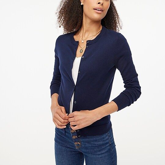 Classic cotton cardigan sweater | J.Crew Factory