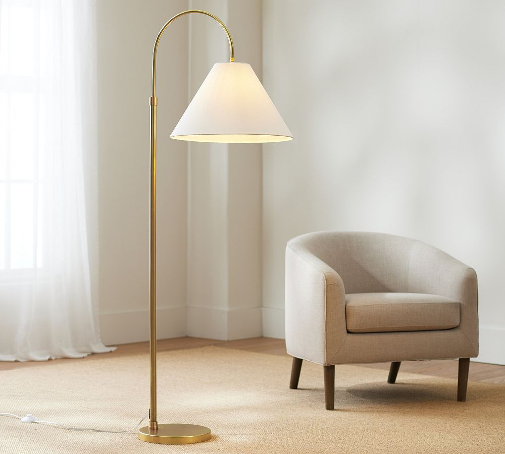 Sinclair Metal Arc Floor Lamp | Pottery Barn (US)