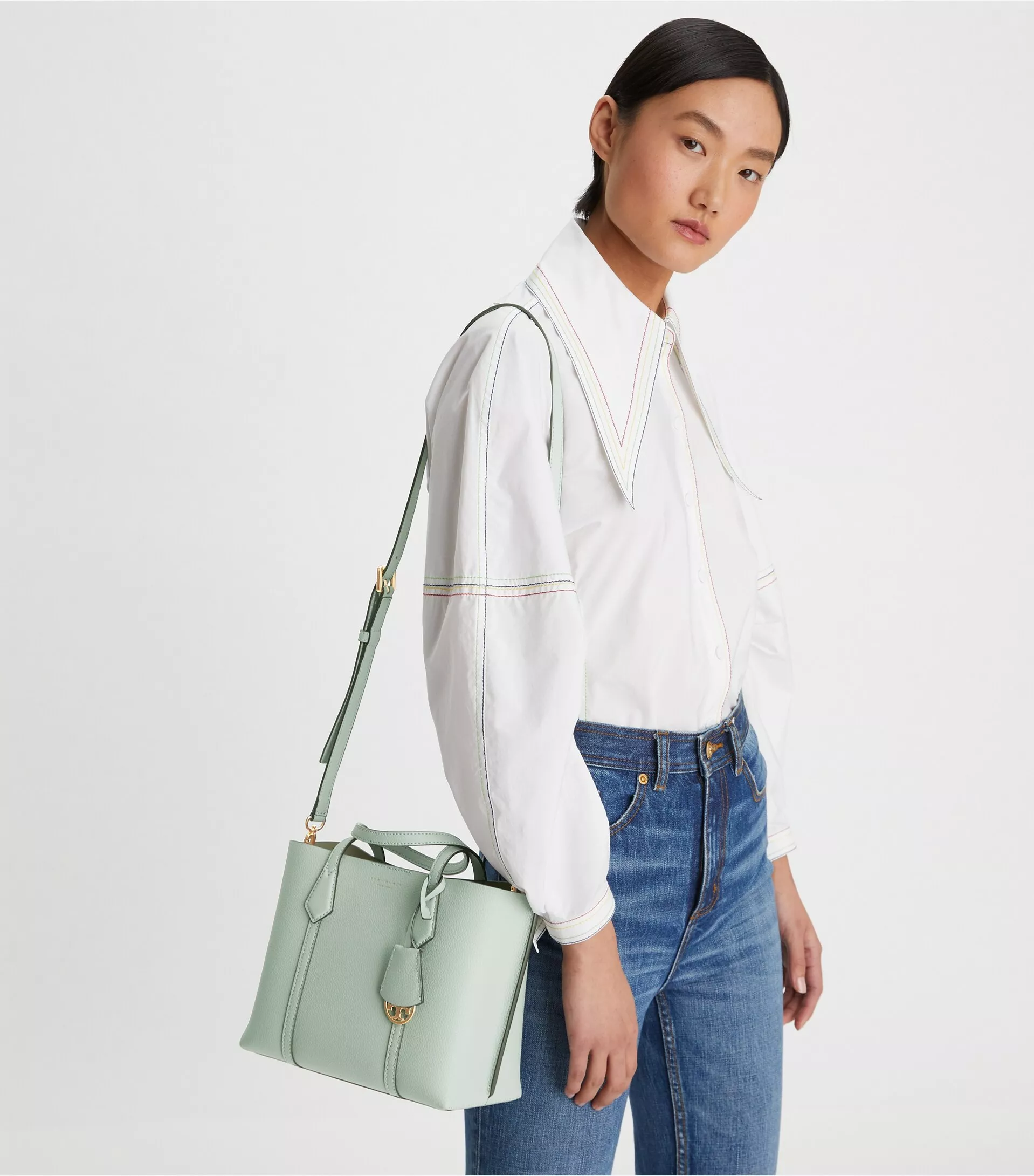 PERRY TRIPLE-COMPARTMENT TOTE BAG curated on LTK