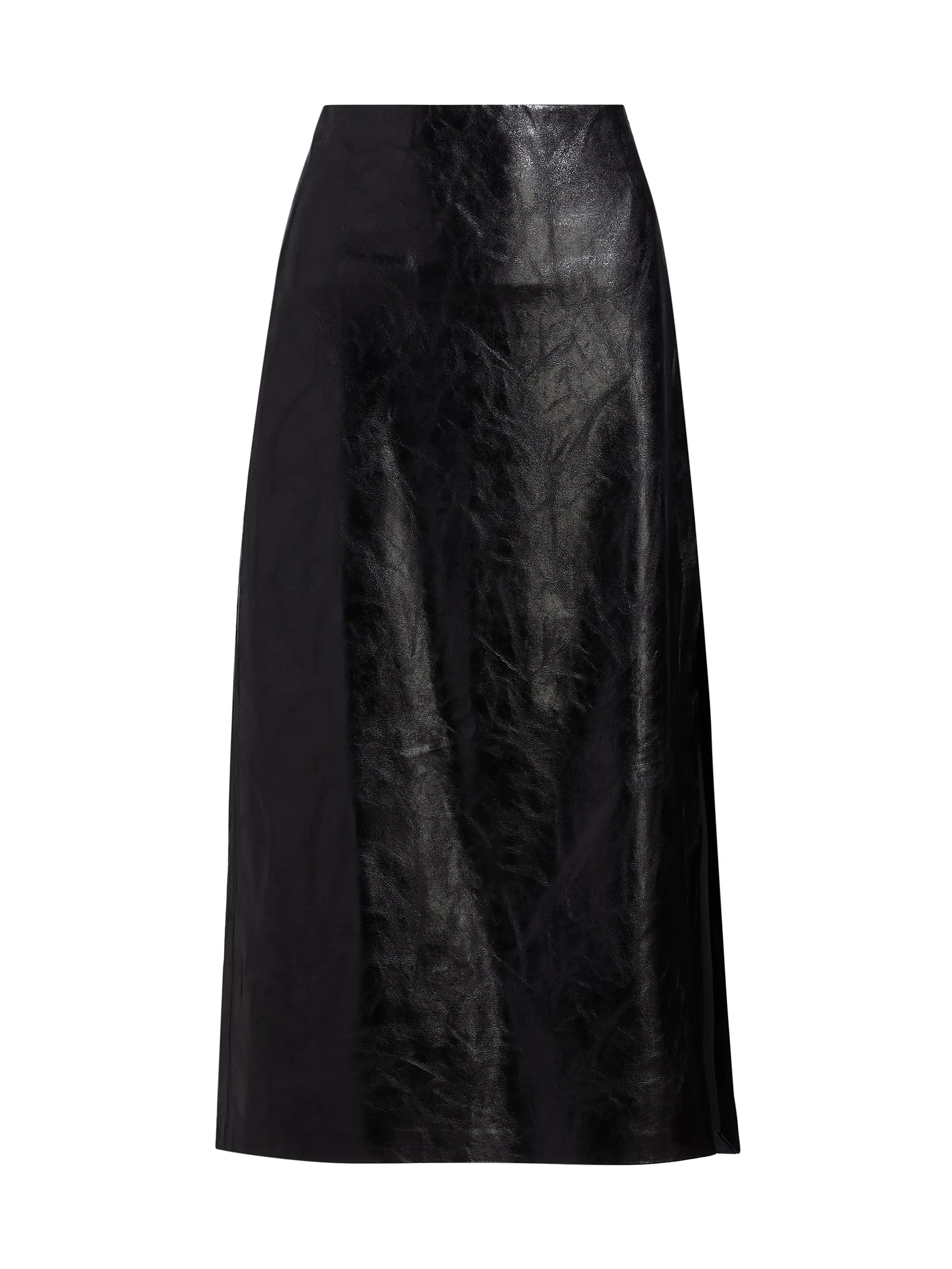 Maeve Faux-Leather Slip-Style Midi-Skirt | Saks Fifth Avenue