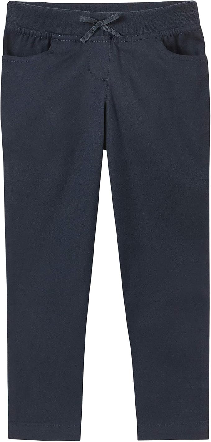 Nautica Girls' School Uniform Skinny Fit Stretch Twill Pant | Amazon (US)