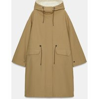Zara - Combined Parka Zw Collection - Beige - S - Woman | Zara US