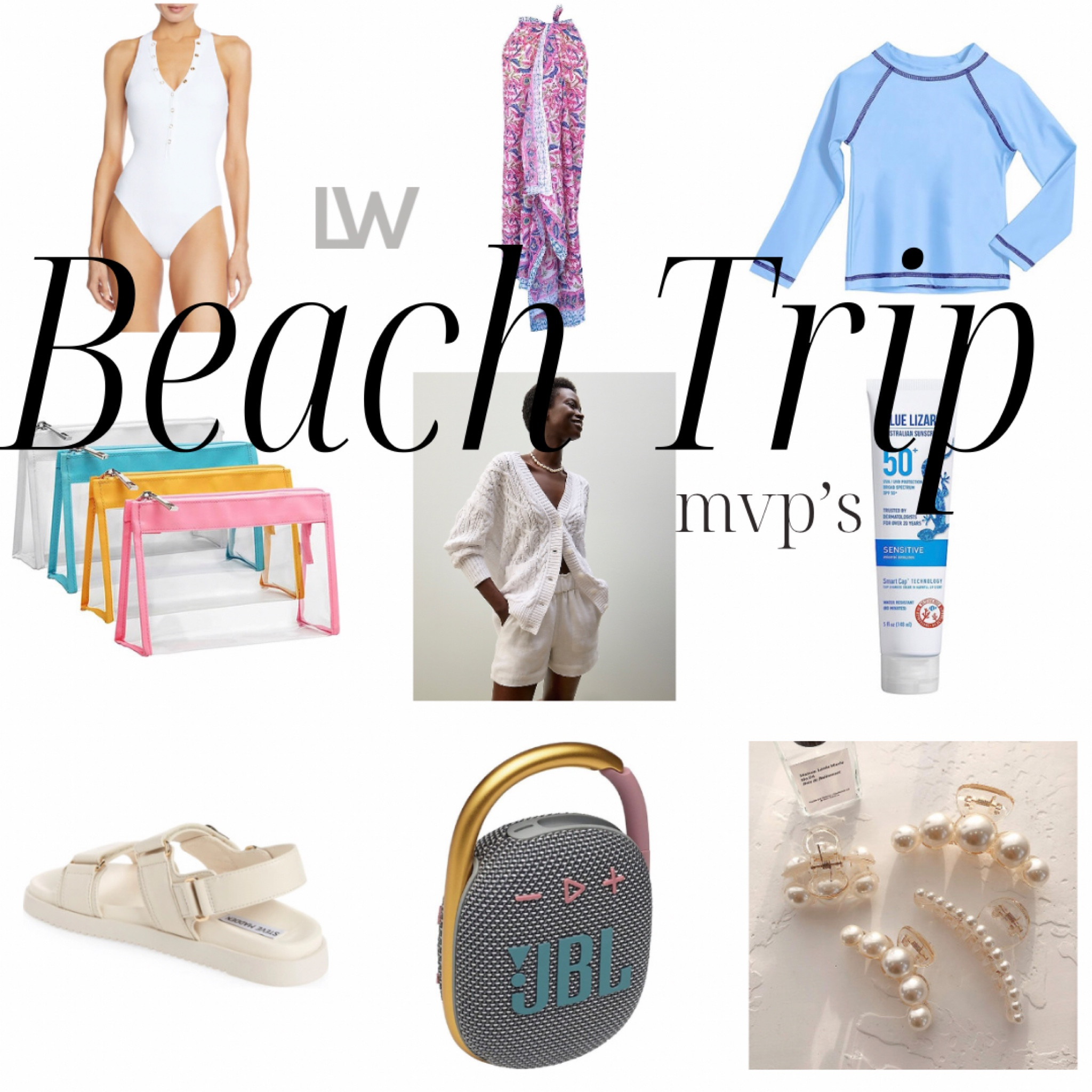 Essentials that I couldn’t do a classic beach trip without…. 