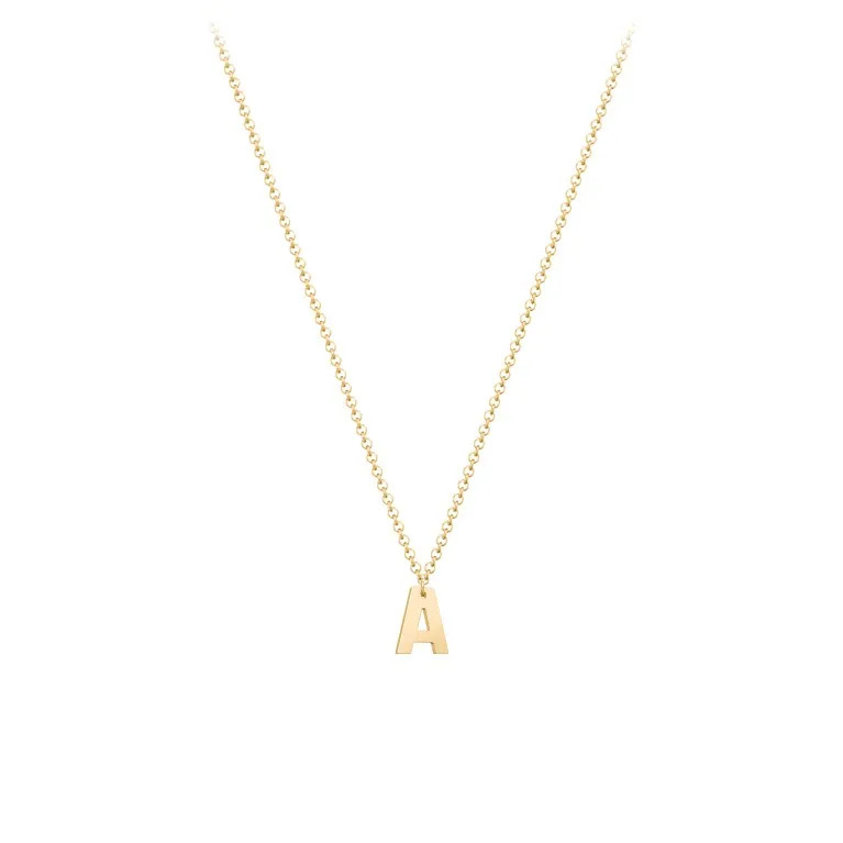 Initial Necklace with 1 Letter - Modern | Jewlr