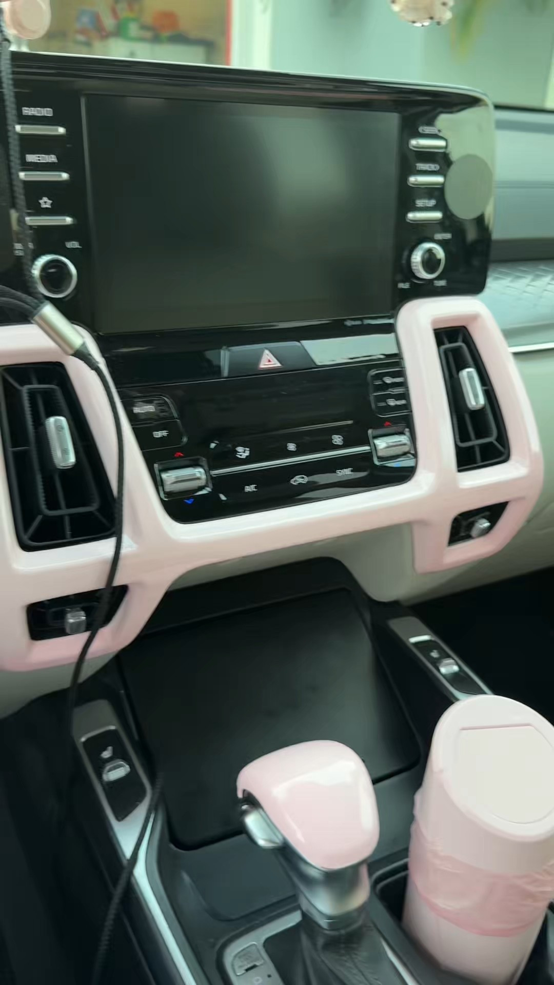 The glossy pink install is DONE and I’m obsessed 😍
Who knew a little paint could make such a big vibe? #craftymoms #pinkcar #kiasorento #onwednesdayswewearpink #customcar 

#LTKHome #LTKOver40 #LTKSeasonal