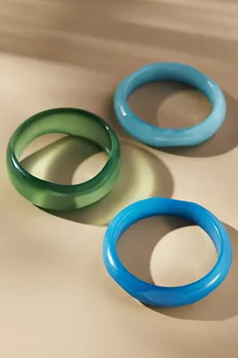 Round Bangle Bracelets, Set of 3 | Anthropologie (US)