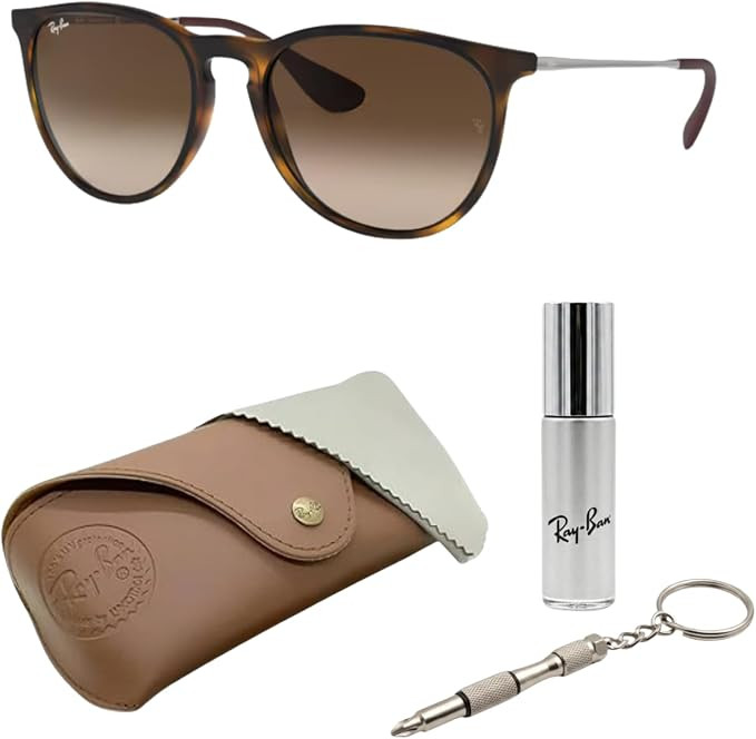 Ray-Ban RB4171 ERIKA CLASSIC Phantos Shaped Sunglasses for Men & Women with Official RAYBAN Eyewe... | Amazon (US)