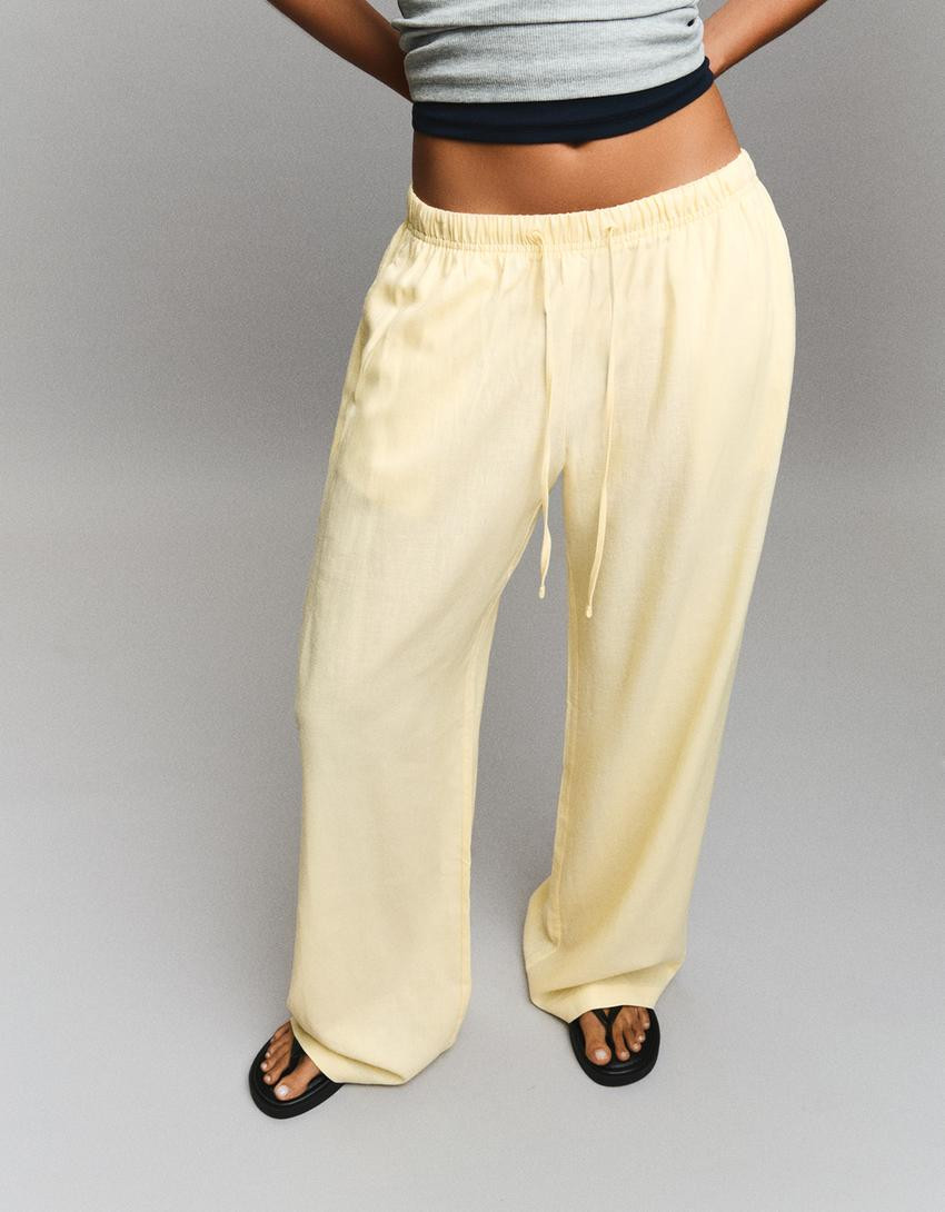 Hose mit Elastikbund - Hosen - Damen | Bershka DE