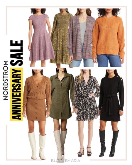 Nordstrom Anniversary Sale fall dresses and sweaters. Sweater dress, corduroy dress,  black dress, cozy sweater, cozy cardigan, fall style, fall outfit ideas 

#LTKSeasonal #LTKstyletip #LTKxNSale