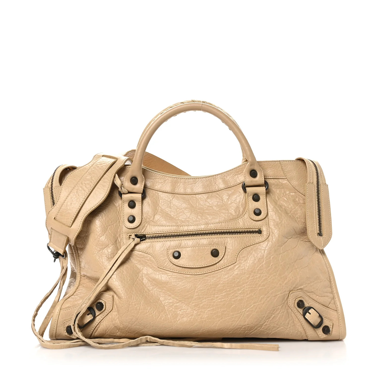 Agneau Classic Hardware City Sahara | FASHIONPHILE (US)