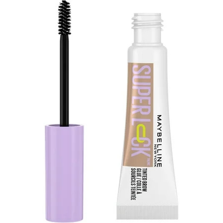 Maybelline Super Lock Brow Glue Tinted Waterproof Eyebrow Gel Taupe 0.23 fl oz | Walmart (US)