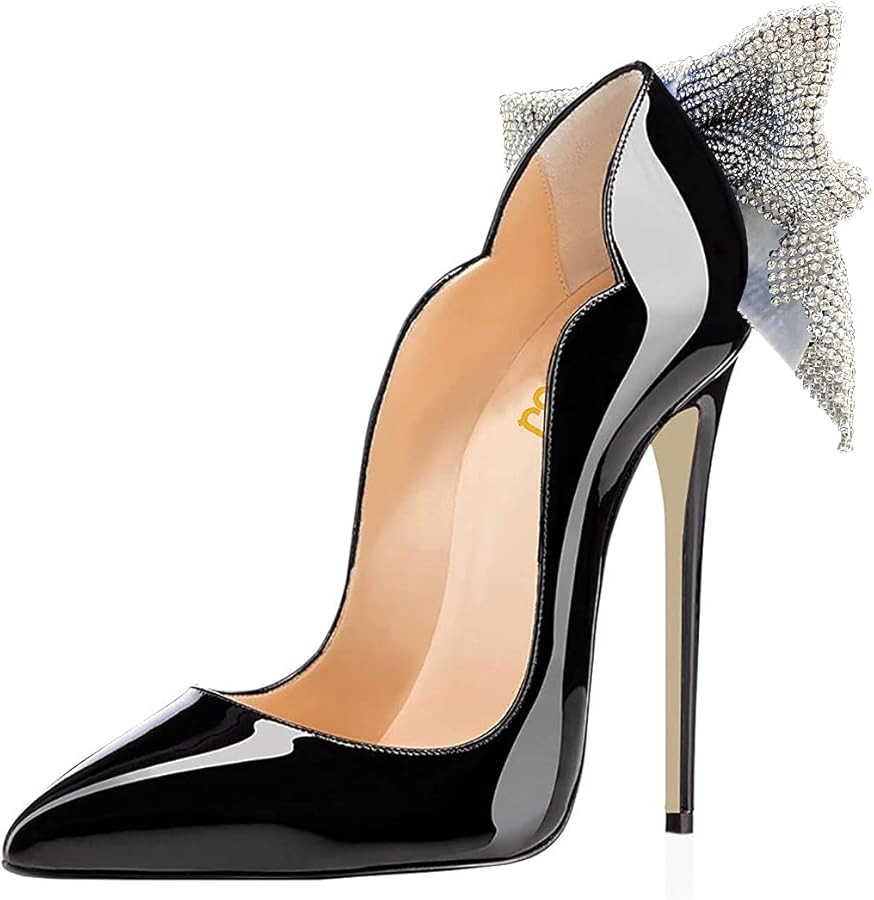 FSJ Women Classic Pointed Toe High Heels Sexy Stiletto Pumps Office Lady Casual Dress Party Prom ... | Amazon (US)