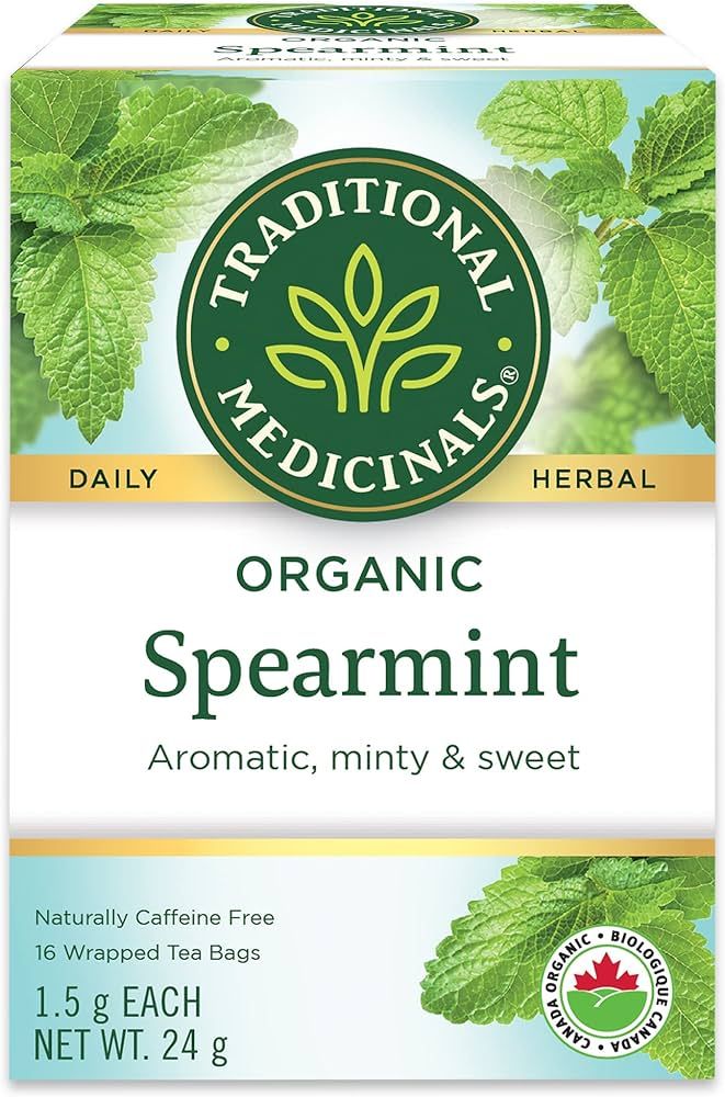 Traditional Medicinals Organic Spearmint Herbal Tea, 16 Bags (Pack of 1) | Amazon (CA)