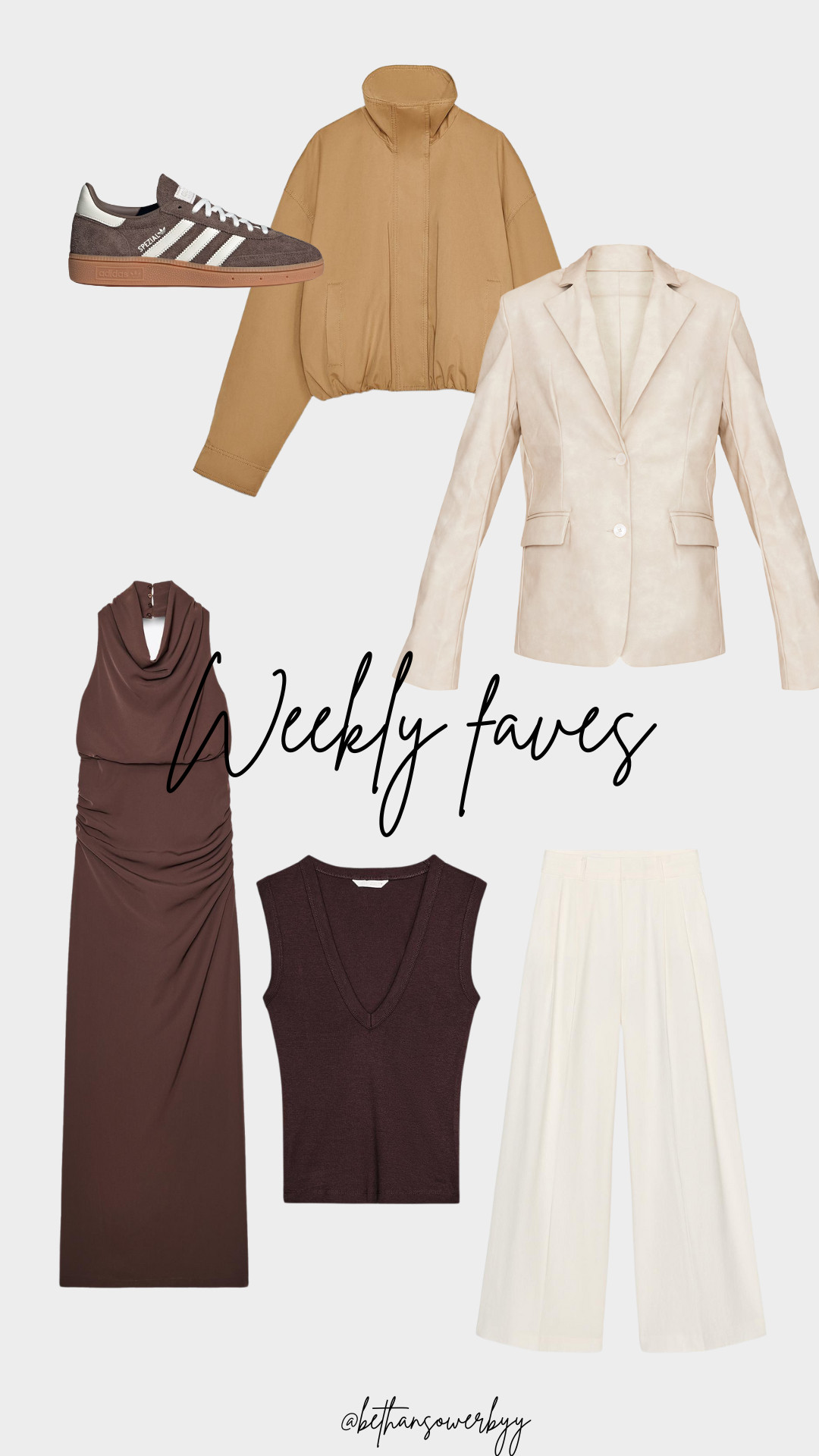 Weekly Favourites, Best Sellers, Zara, PLT, Adidas Trainers, Adidas Handball Spezial, Faux Leather Oversized Blazer, Maxi Dress, Tank Top, jacket, Spring Outfit  

 #LTKAprilSpotlight #LTKuk #LTKspring