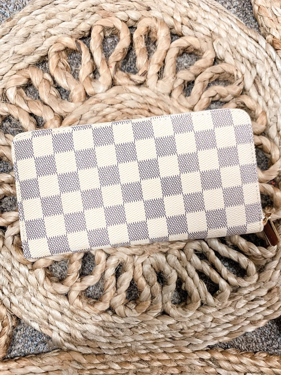 Checkered Wallet | Shop Jen Miracle LLC