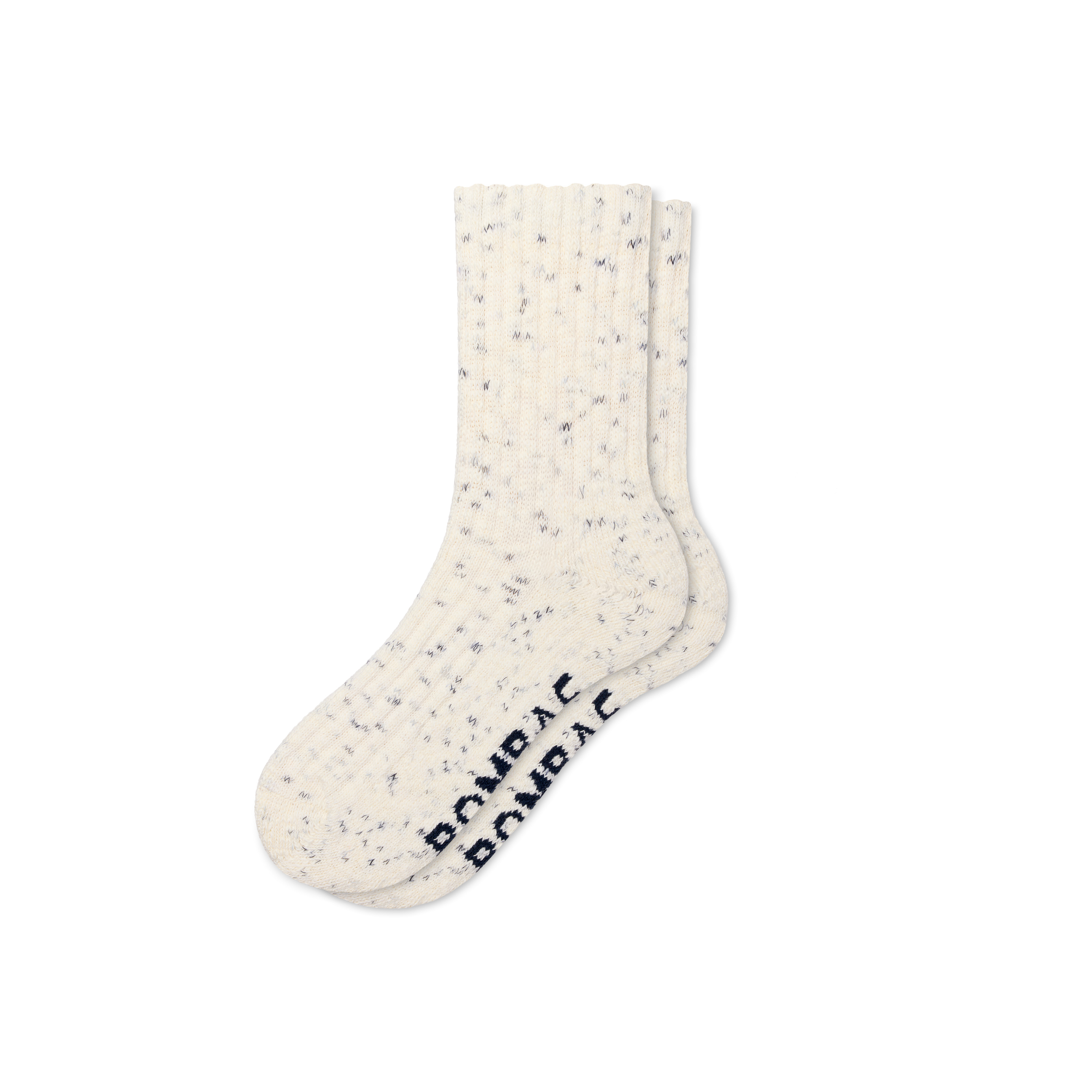 Women's Chunky Ragg Half Calf Socks - Ivory - Small - Cotton Blend - Bombas | Bombas