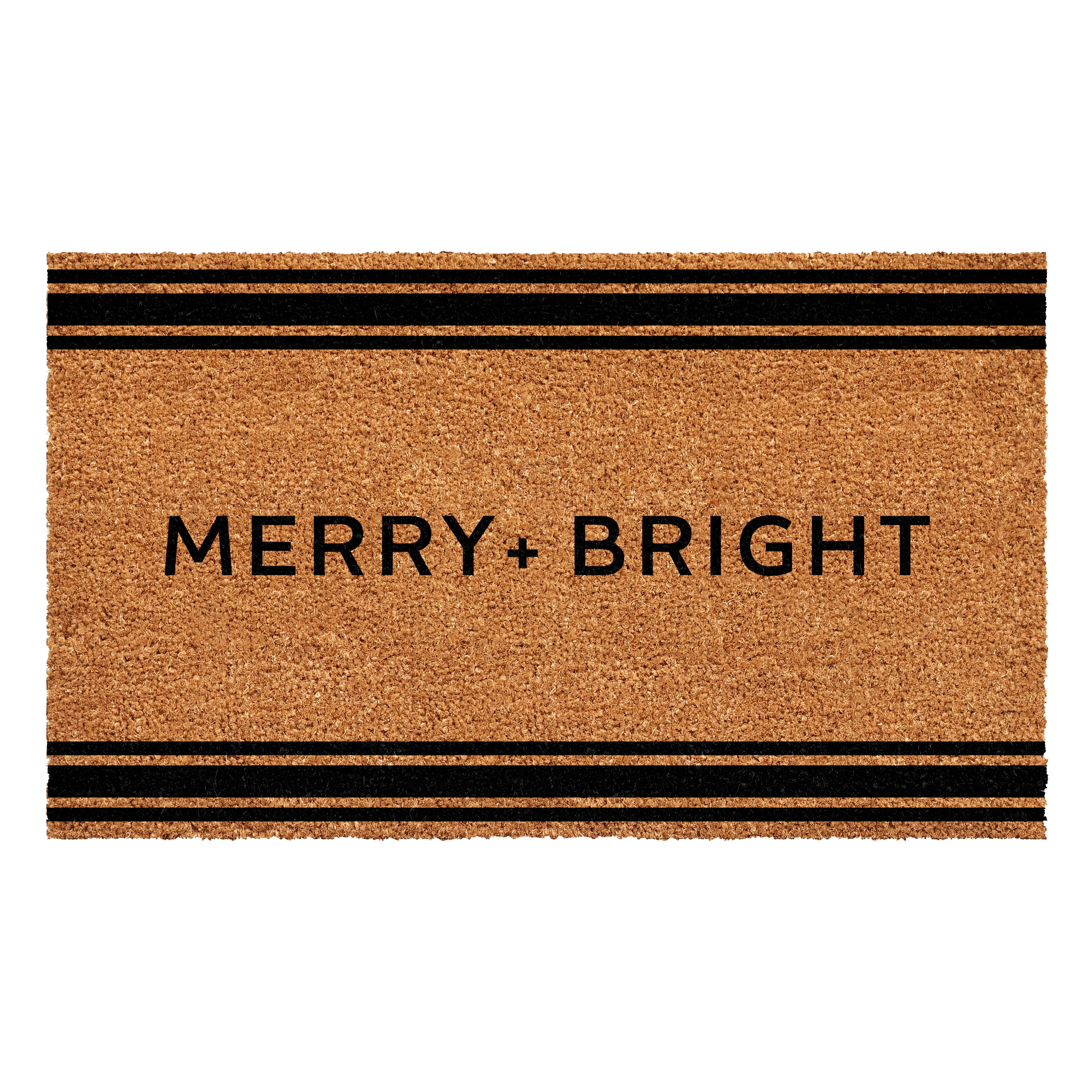 Calloway Mills 109042436 French Stripe Merry + Bright Doormat 24" x 36" | Walmart (US)