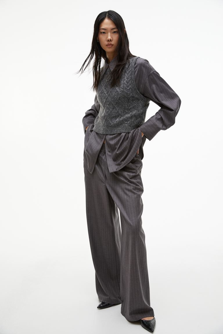 Sweater Vest - Dark gray - Ladies | H&M US | H&M (US)