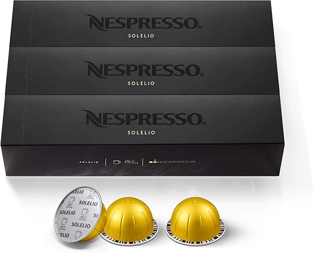 Nespresso Capsules VertuoLine, Solelio, Mild Roast Coffee, Coffee Pods, 7.77 Ounce (VERTUOLINE ON... | Amazon (US)