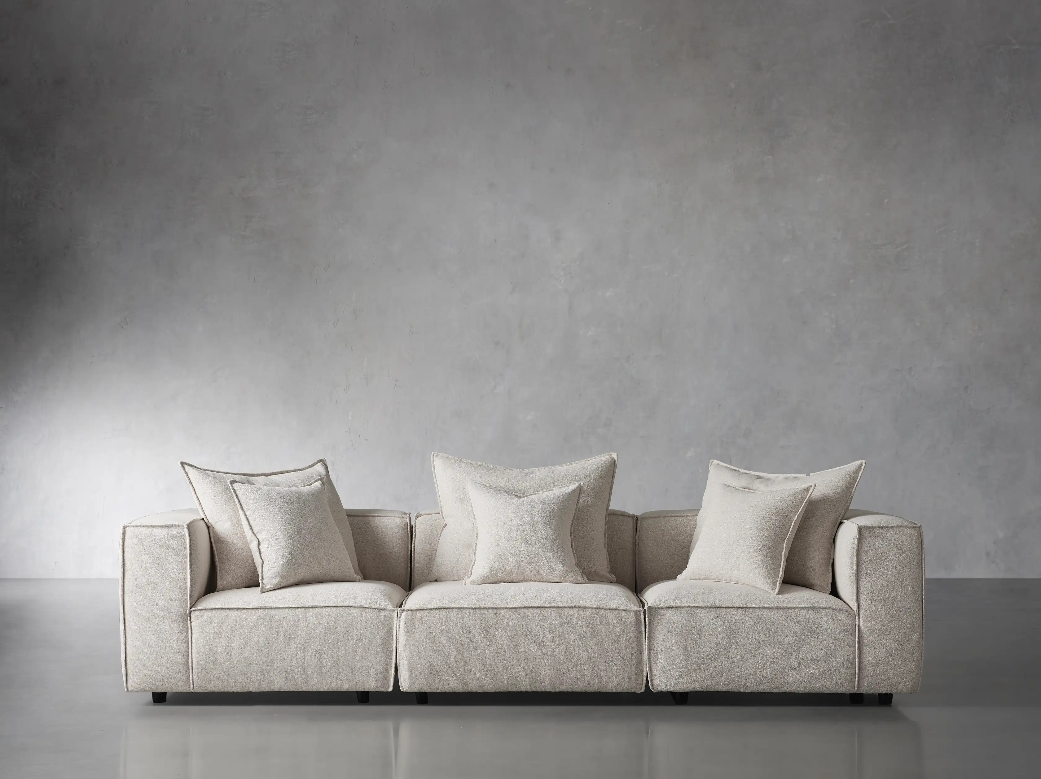 Coburn Three Piece Modular Sofa | Arhaus
