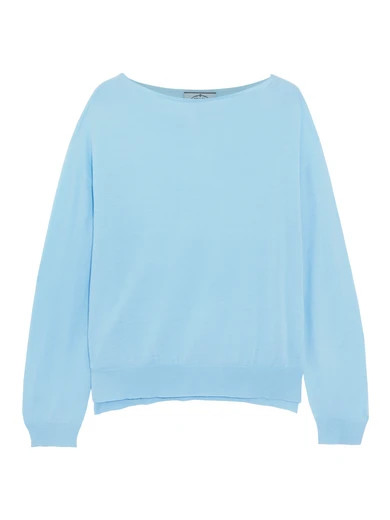 Prada - Wool Sweater - Light blue | NET-A-PORTER (US)