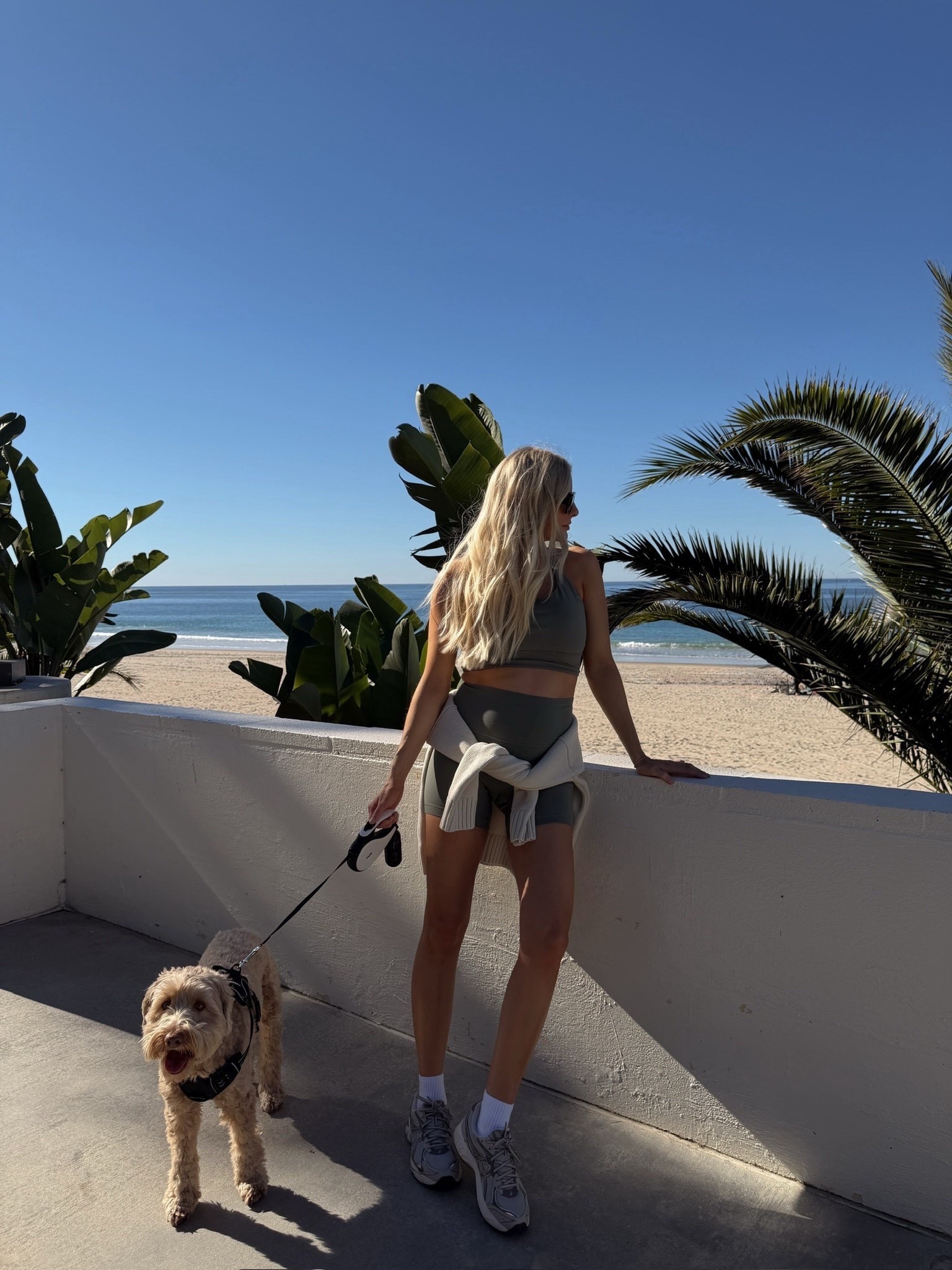 Wearing a 6 in shorts (6” - willow leaf), 10 in top (willow leaf), medium in sweater, shoes run tts! #kathleenpost

Workout wear, athleisure, walk outfit, bump friendly, maternity look

#LTKootd #LTKfitnessgoals #LTKActive