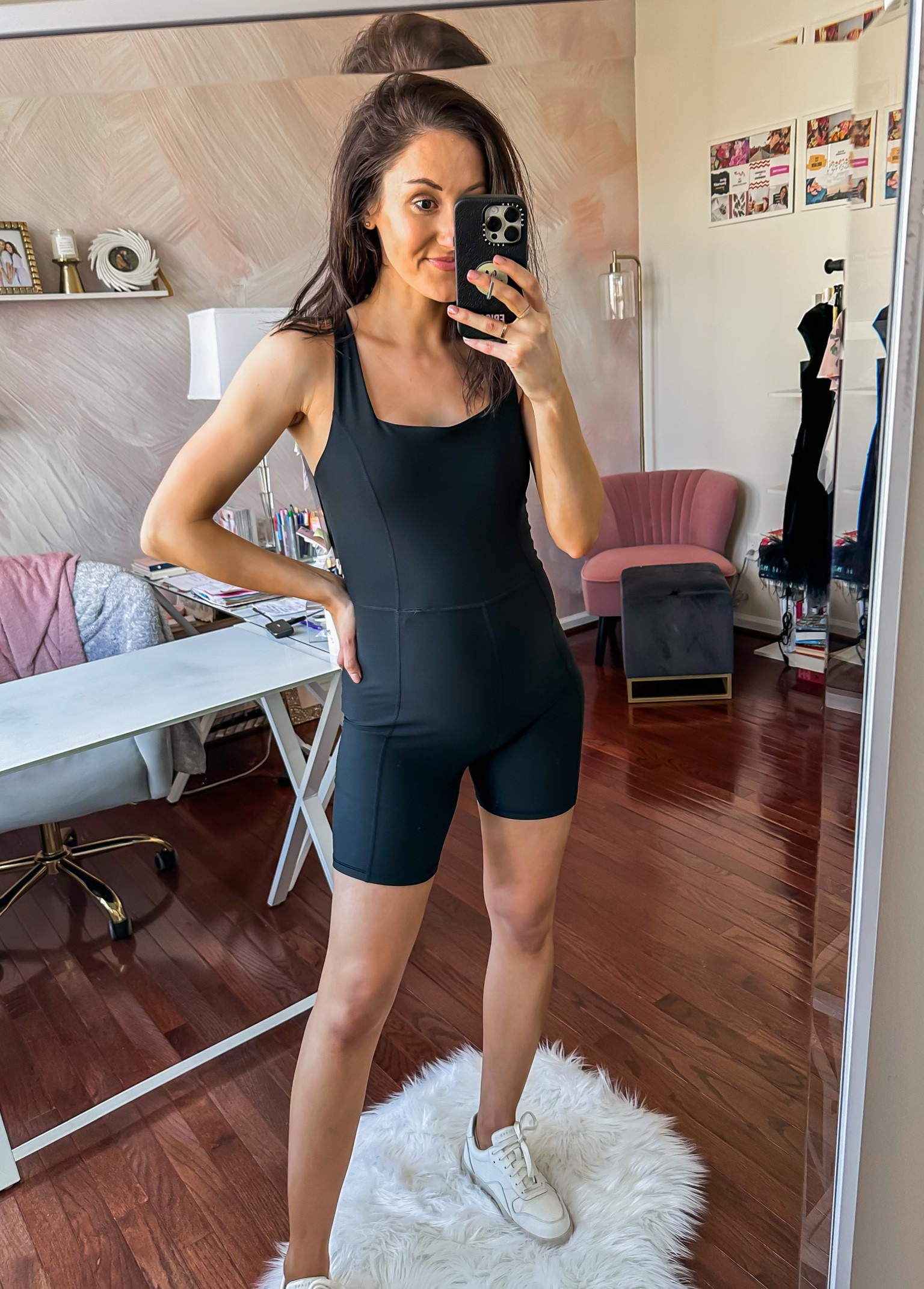 Huge Abercrombie sale happening for #ltksale — 25% off this active romper with code AFLTK 🖤 sided up one to M since I’m 20 weeks pregnant!

#LTKbump #LTKsalealert #LTKSale