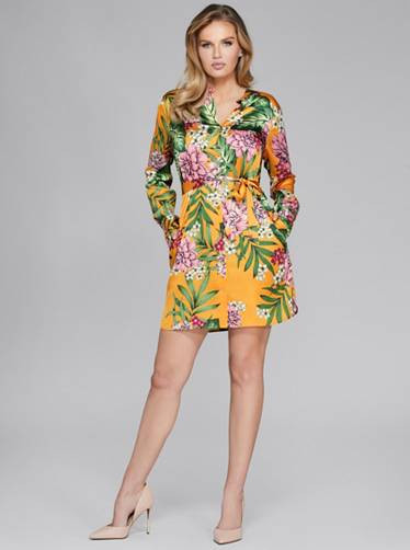 Tropical Print Shirt Dress | Guess (US)