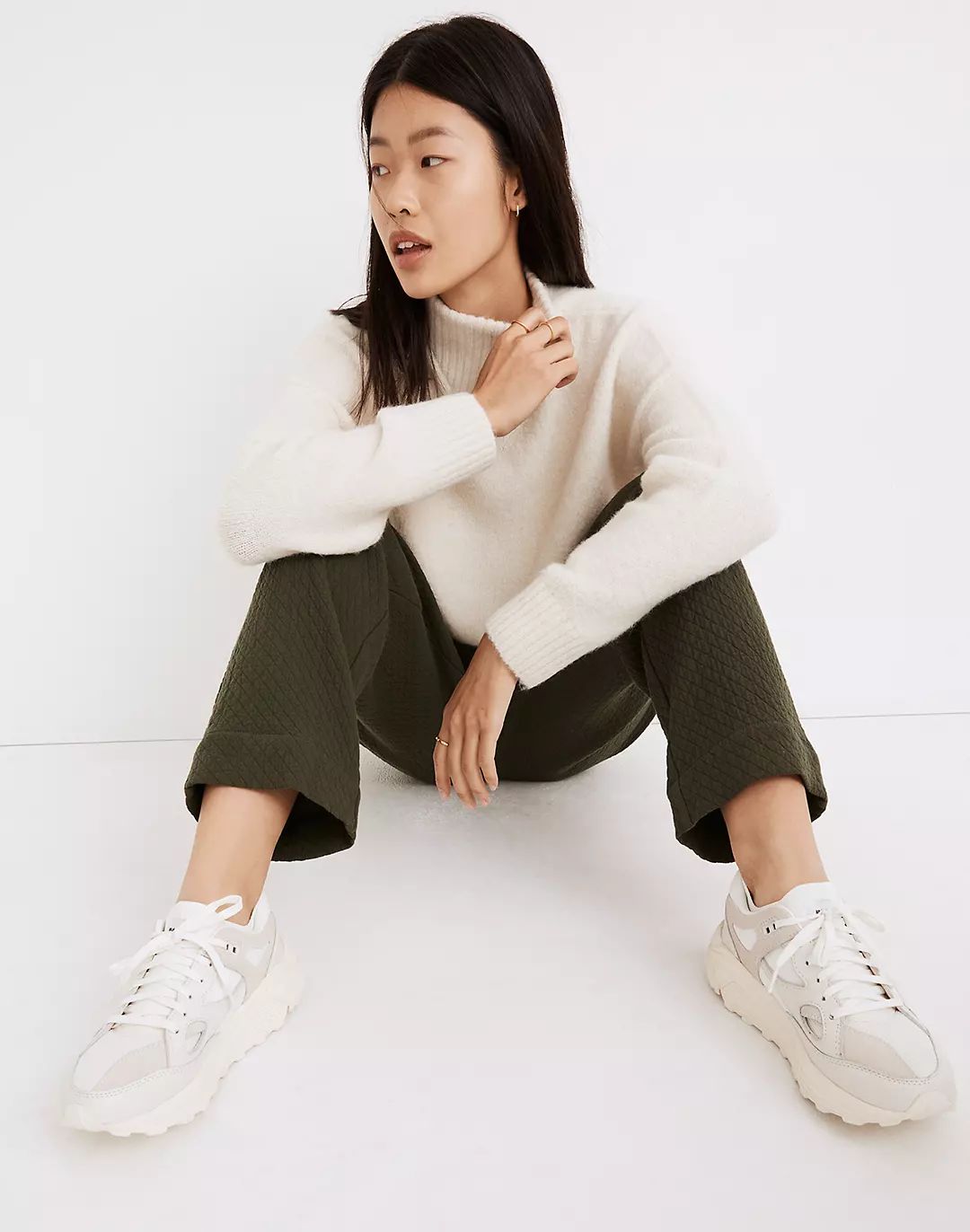 Dillon Mockneck Pullover Sweater | Madewell